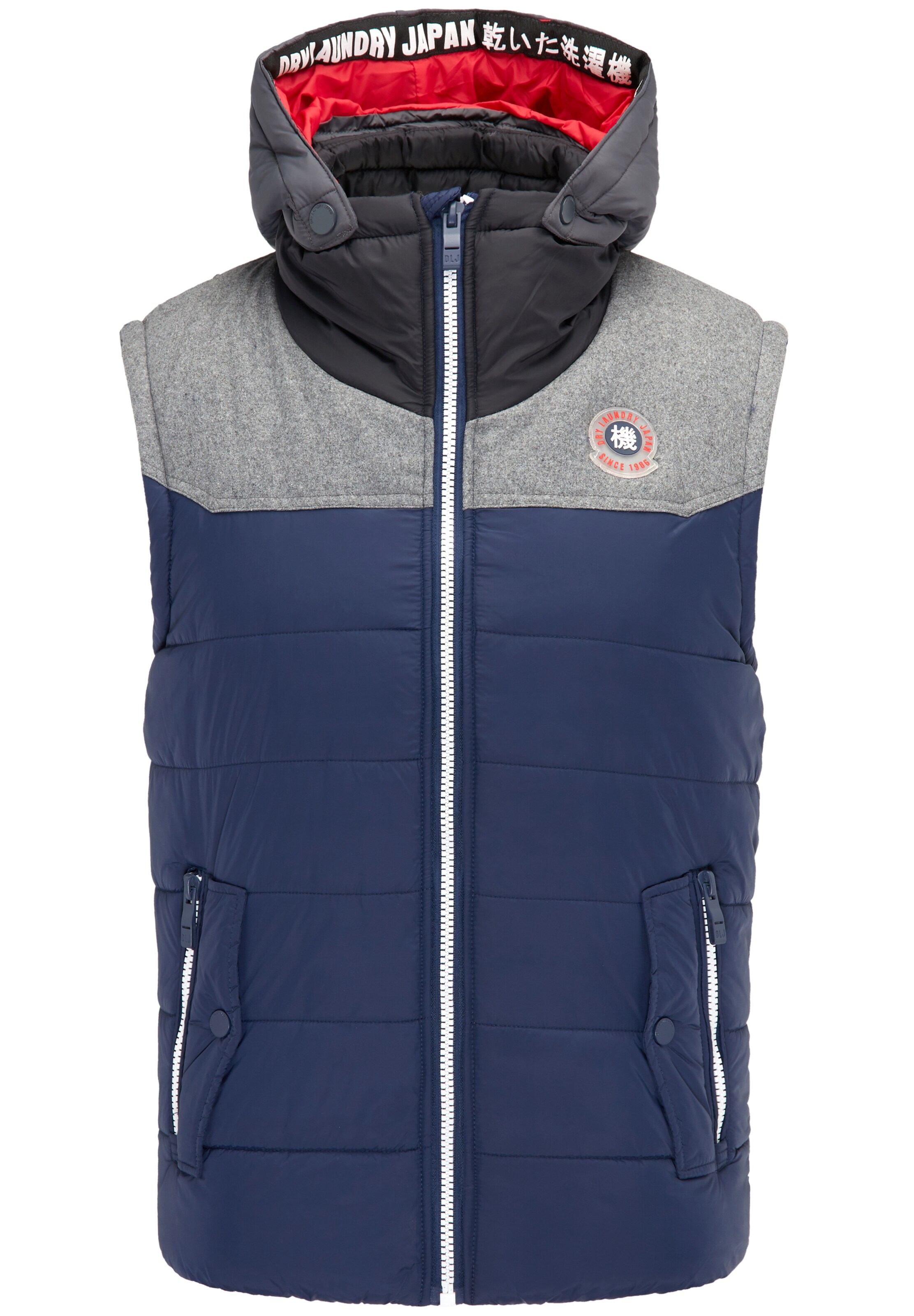 Dry Laundry - Bodywarmer in de kleur Ultramarine blauw