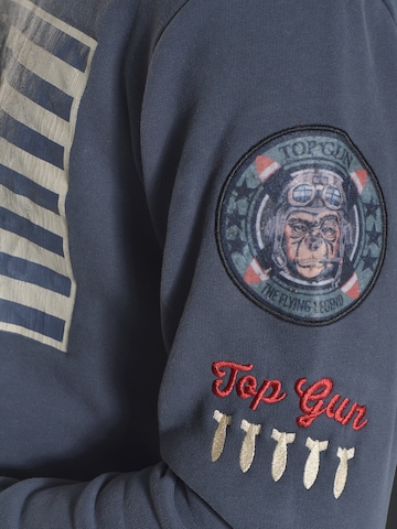 TOP GUN Sweatshirt ' TG-9018 ' in Blue