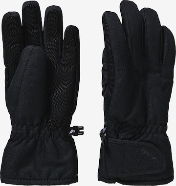 Zanier Gloves in Black: front
