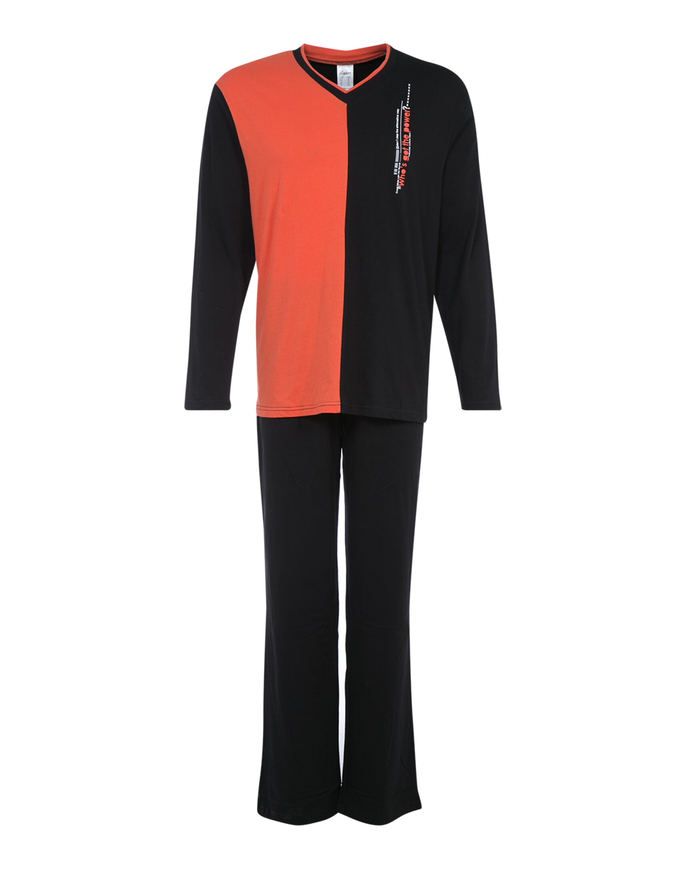 LE JOGGER Pyjamas (2 Stck.) in Schwarz