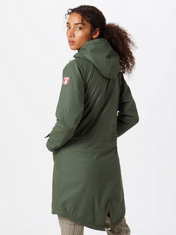 Derbe Raincoat 'Travel Cozy Friese' in Green