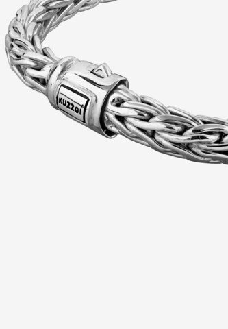 KUZZOI Armband 'Twisted' i silver
