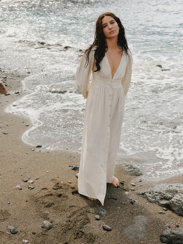 White Boho Dress Look