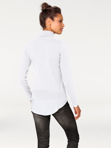 Pull-over heine en blanc