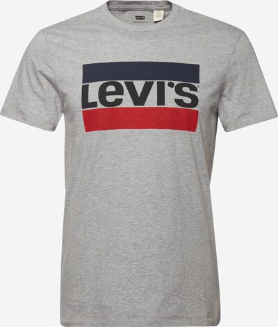 LEVI'S ® T-Shirt 'Sportswear Logo Graphic' en bleu / gris chiné / rouge, Vue avec produit