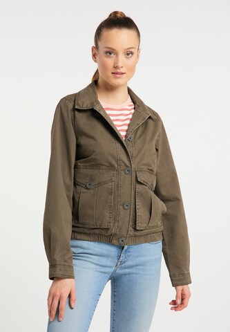 DreiMaster Vintage Between-Season Jacket in Brown: front