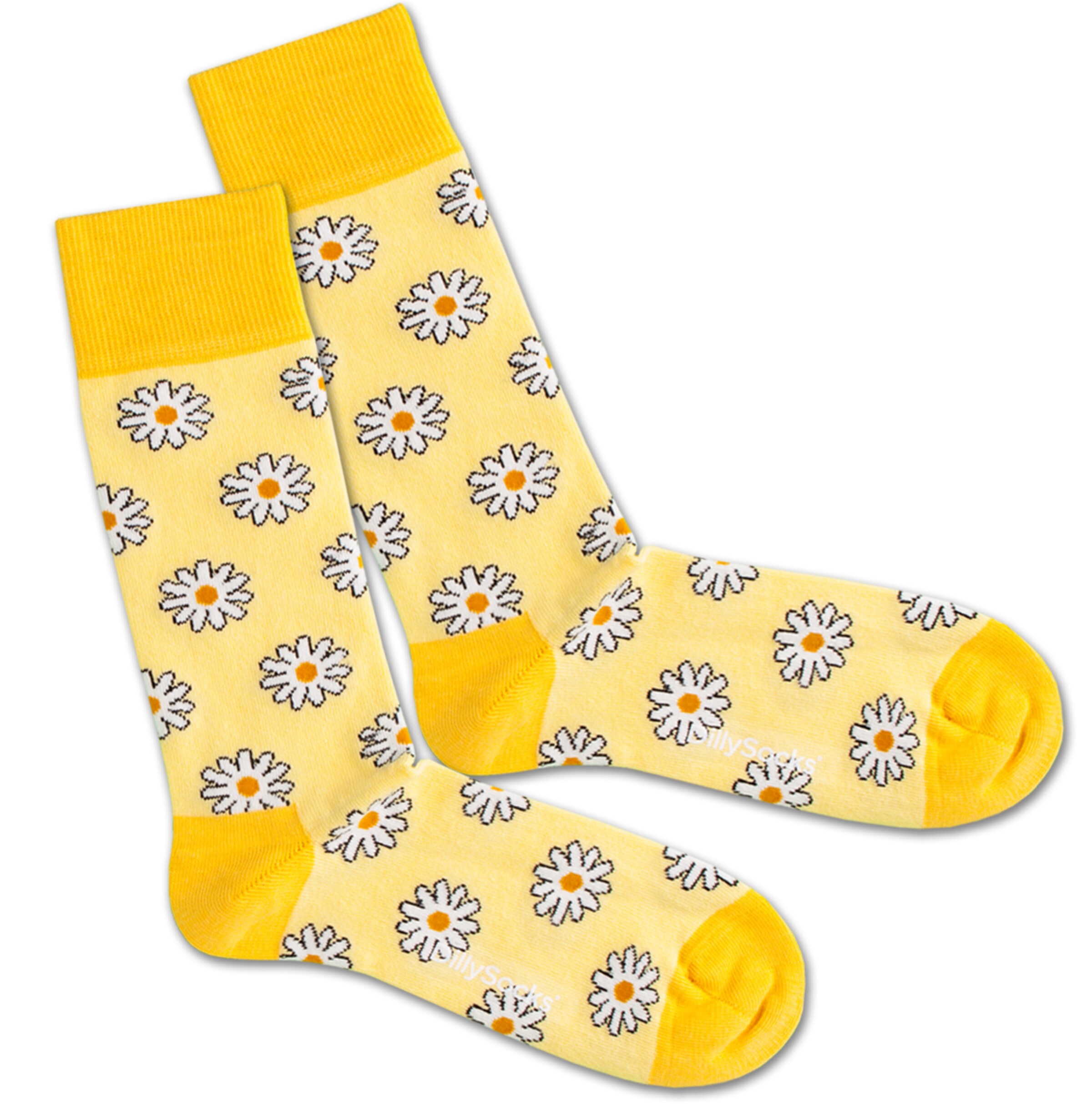 DillySocks - Socken 'Sunny Flower' in gelb