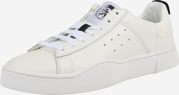 DIESEL Sneakers laag 'Clever' in Wit: voorkant