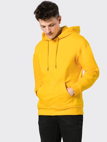 Sweat-shirt Urban Classics en jaune : devant