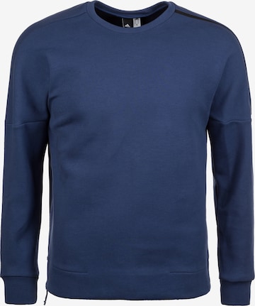 ADIDAS PERFORMANCE Sweatshirt 'Z.N.E. Quarter' in Blau: predná strana