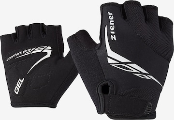 ZIENER Athletic Gloves 'CANIZO' in Black: front