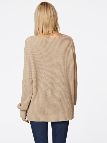 Pull-over 'Ella' LeGer by Lena Gercke en beige