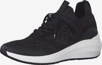 TAMARIS Sneakers laag in Zwart: voorkant