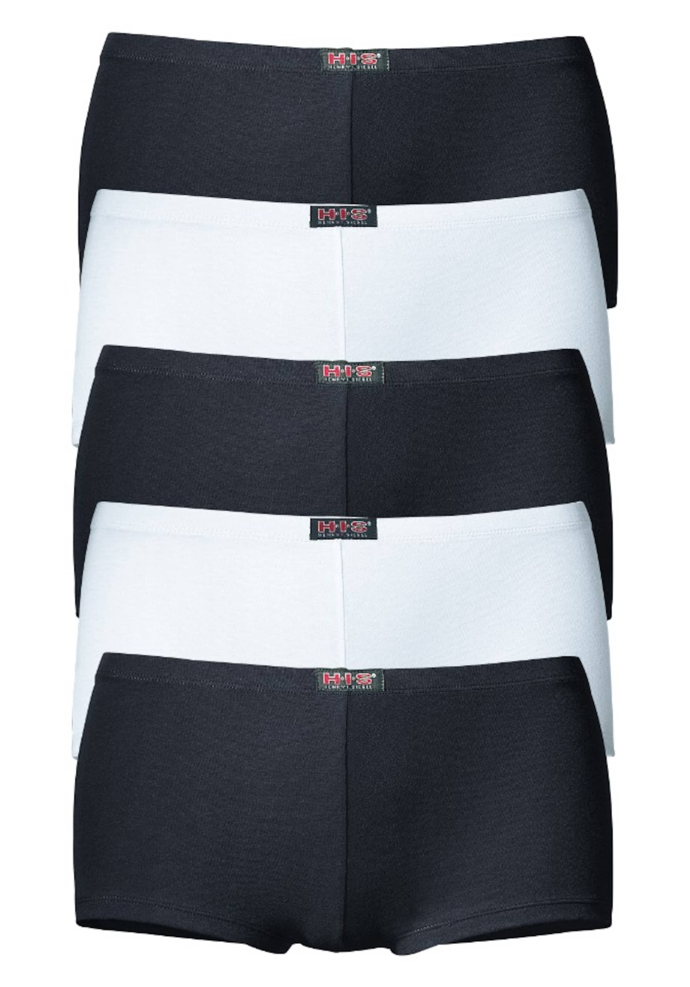 H.I.S Boyshorts in Black: front