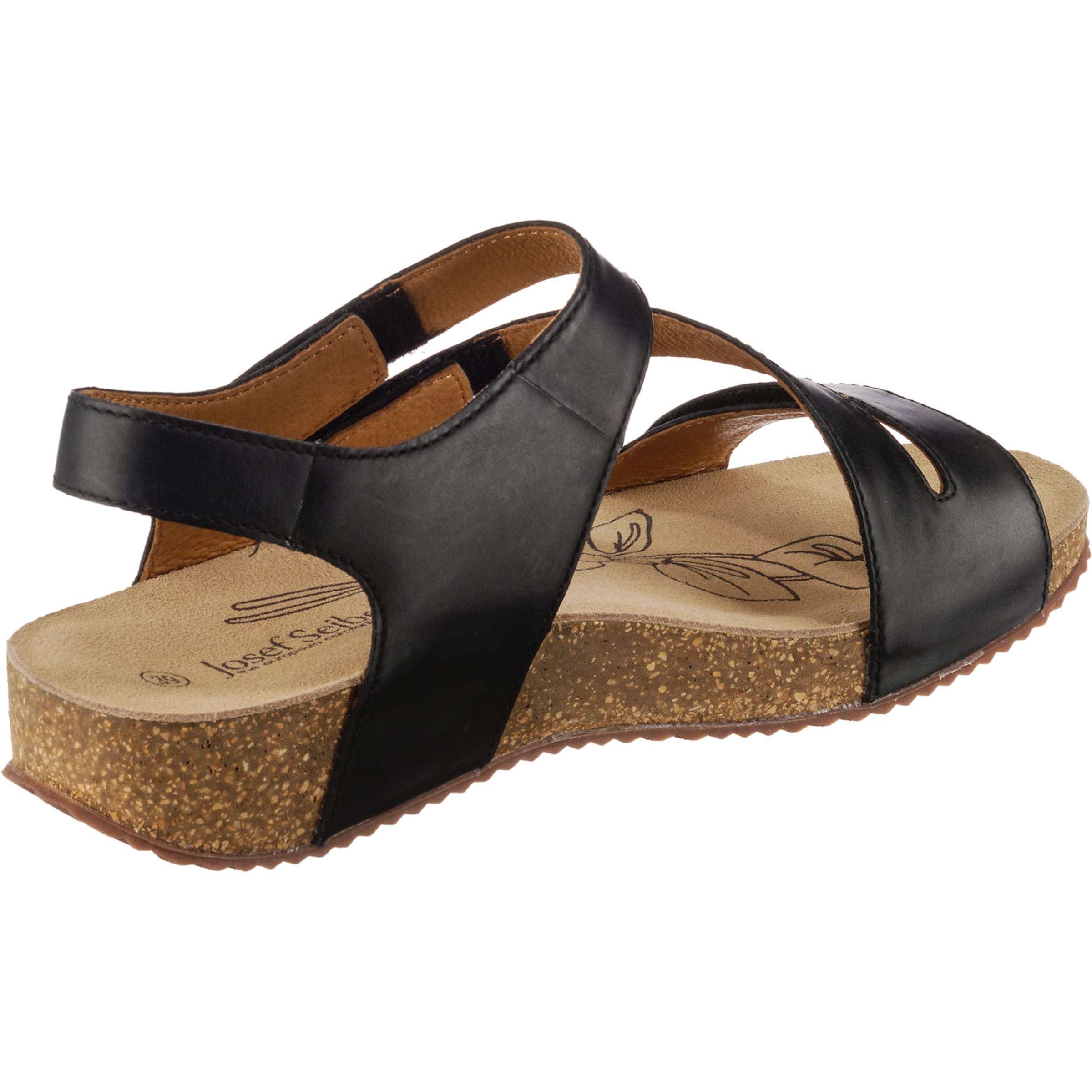 JOSEF SEIBEL Sandals 'Tonga' in Black