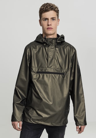 Urban Classics Between-Season Jacket in Green: front