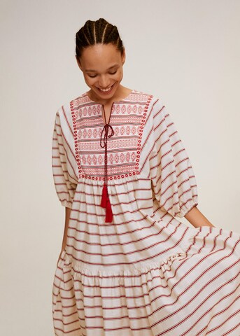 MANGO Kleid 'Maya' in Weiß