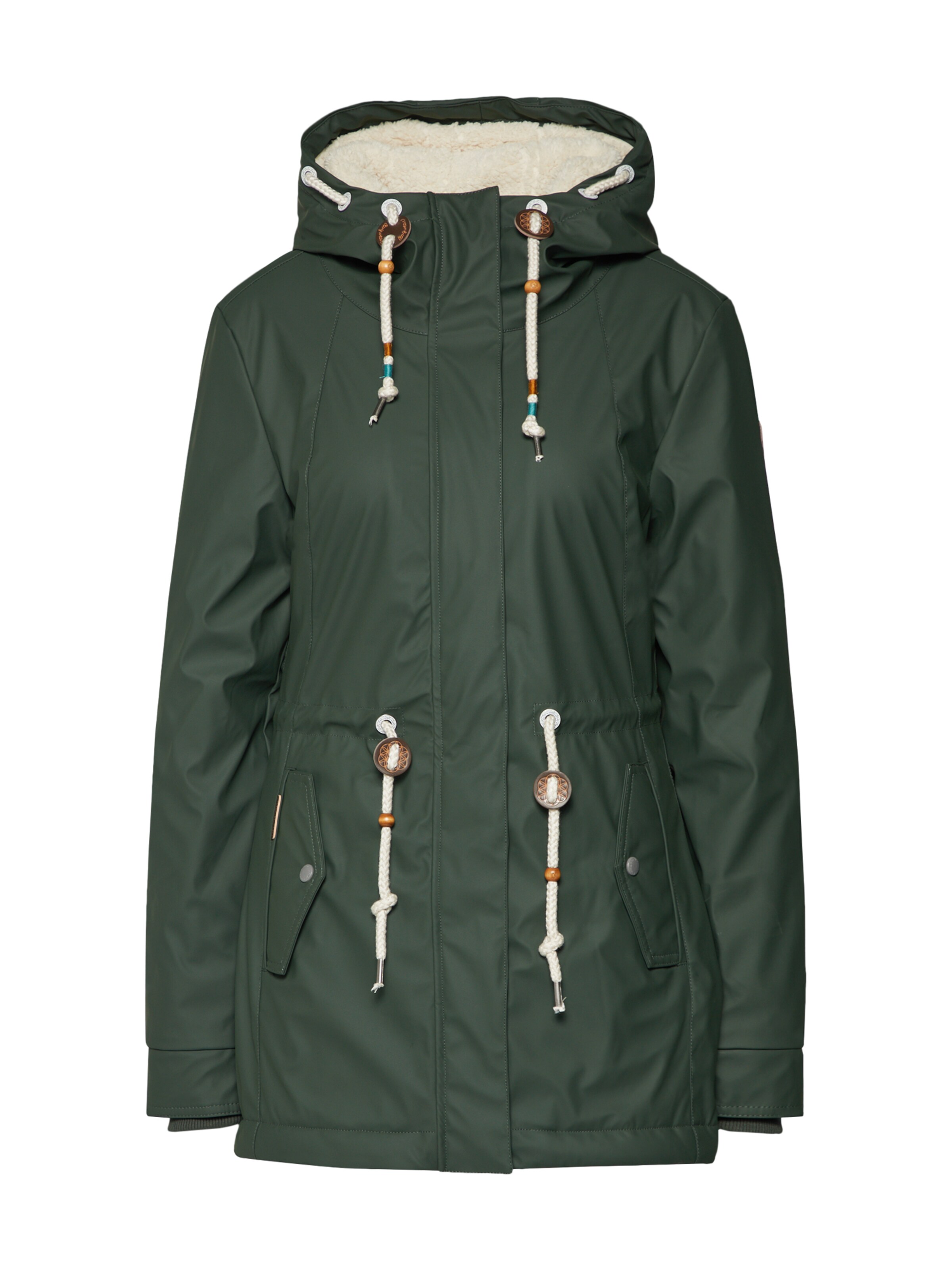 Ragwear - Tussenjas 'Monadis Rainy' in de kleur Donkergroen