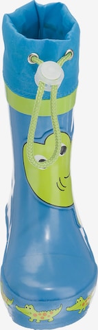 PLAYSHOES Rubber Boots 'Krokodil' in Blue