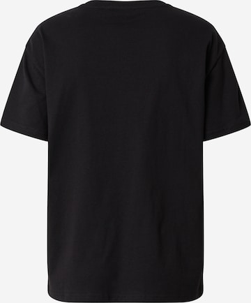 Tricou 'Liv Organic Logo Tee' de la MSCH COPENHAGEN pe negru