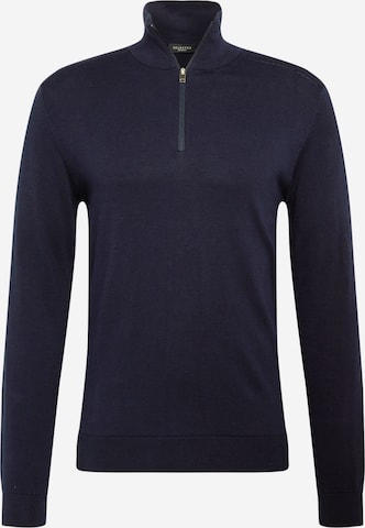 SELECTED HOMME Regular Fit Pullover 'Berg' in Blau: predná strana