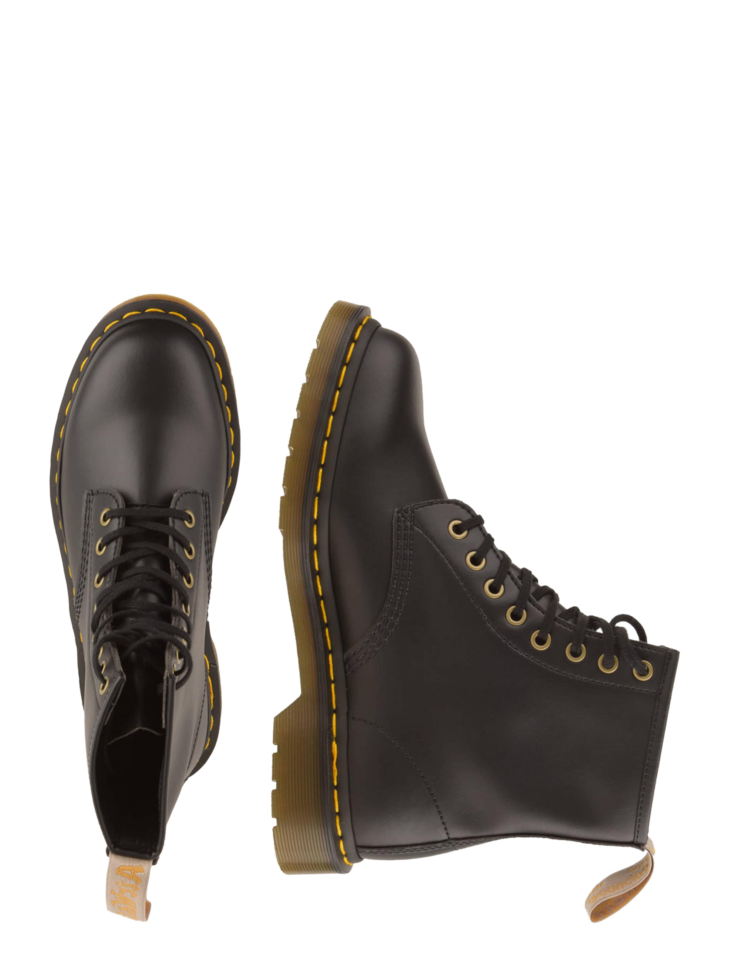 Dr. Martens Ботинки на шнуровке '1460' в Черный: сбоку