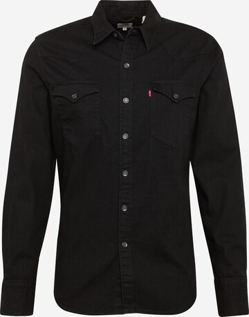 Coupe slim Chemise 'Barstow Western' LEVI'S ® en noir : devant