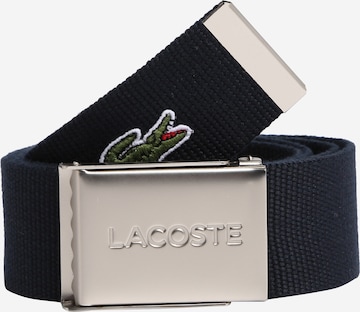 LACOSTE Riem in Blauw: voorkant