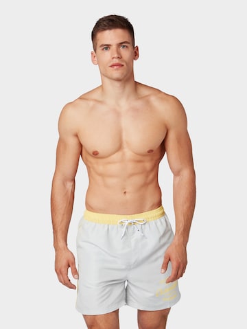 TOM TAILOR Board Shorts in Grey: front