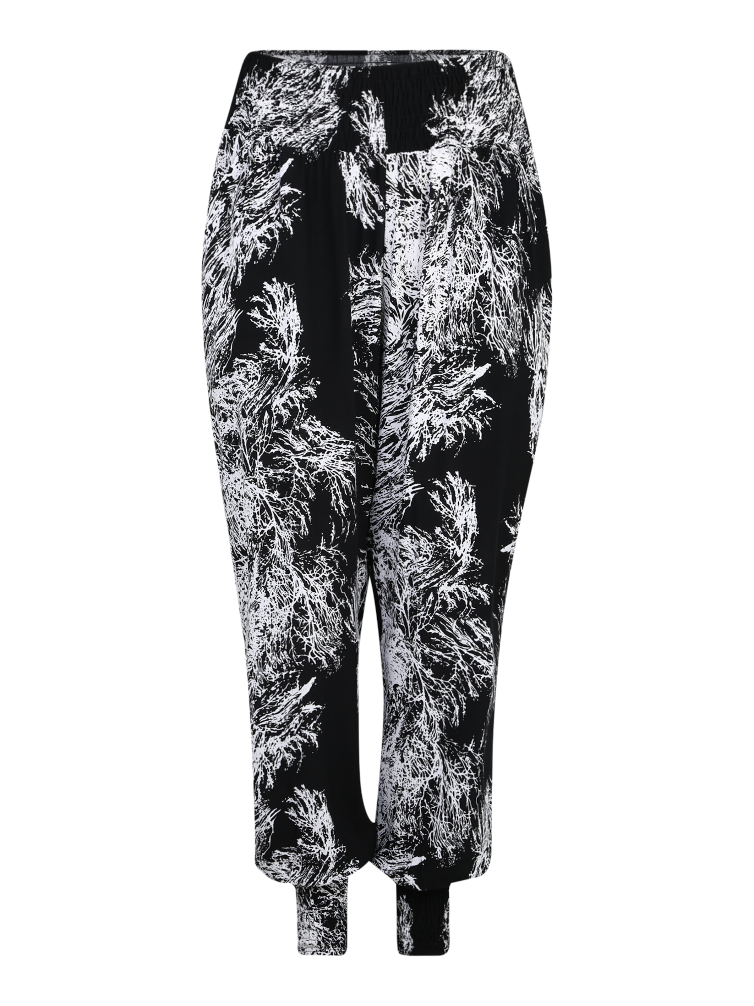 Urban Classics Curvy - Broek 'Ladies Sarong' in de kleur Zwart