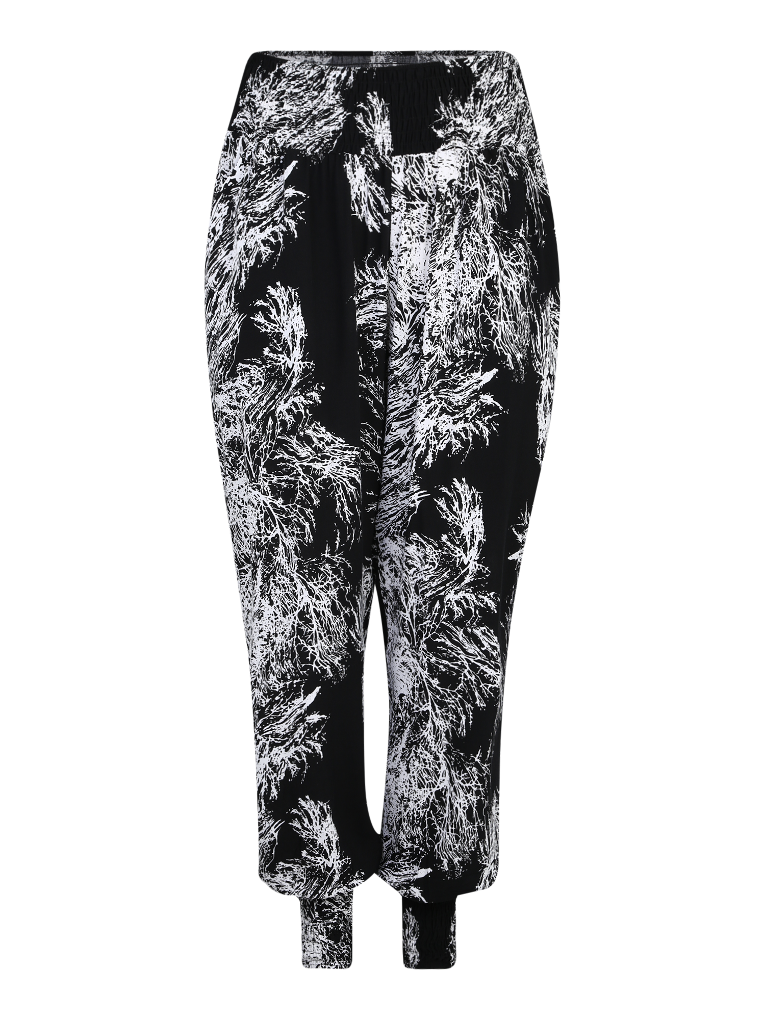 Abbigliamento Donna Urban Classics Curvy Pantaloni in Bianco, Nero 