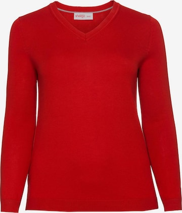 Pullover di SHEEGO in rosso: frontale