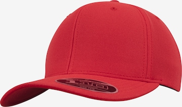 Cappello da baseball di Flexfit in rosso: frontale