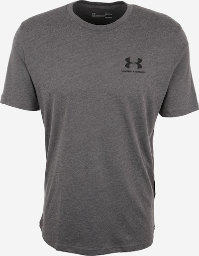 UNDER ARMOUR Camiseta funcional en gris moteado / negro, Vista del producto