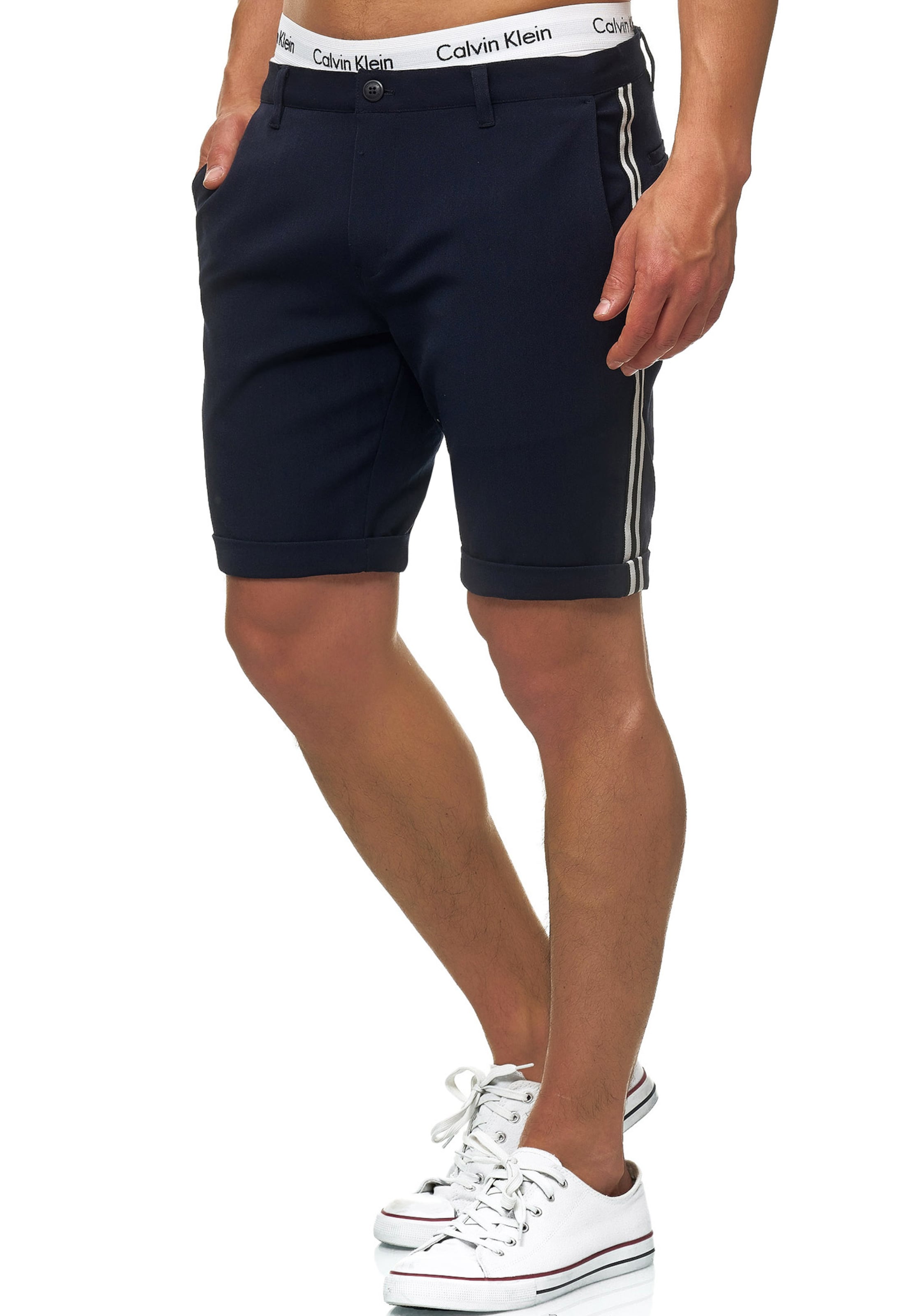 INDICODE JEANS Regular Broek 'Chiltern' in Blauw: voorkant