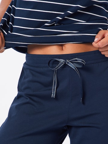 SCHIESSER - regular Pijama 'Original Classics' en azul