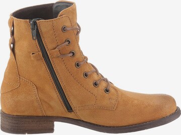 JOSEF SEIBEL Lace-Up Ankle Boots 'Sienna' in Brown