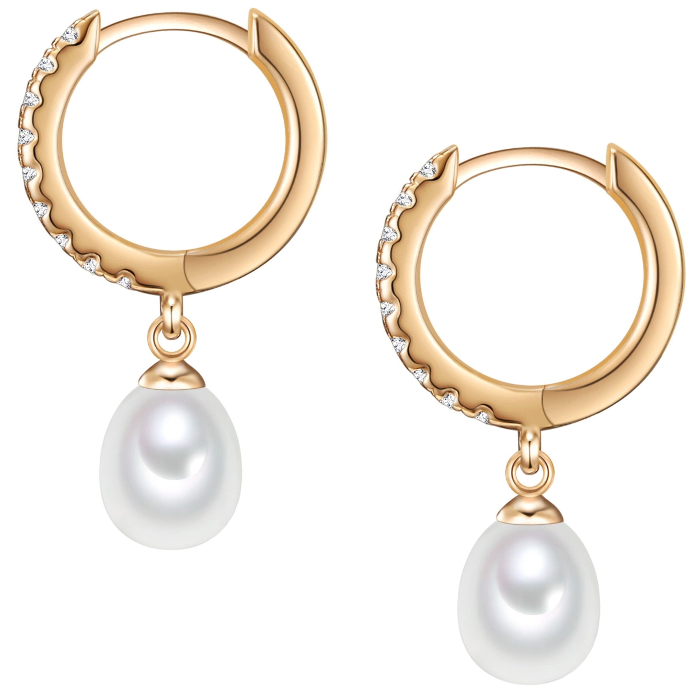 Valero Pearls Uhani | zlata barva