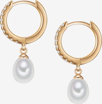 Valero Pearls Earrings in Gold