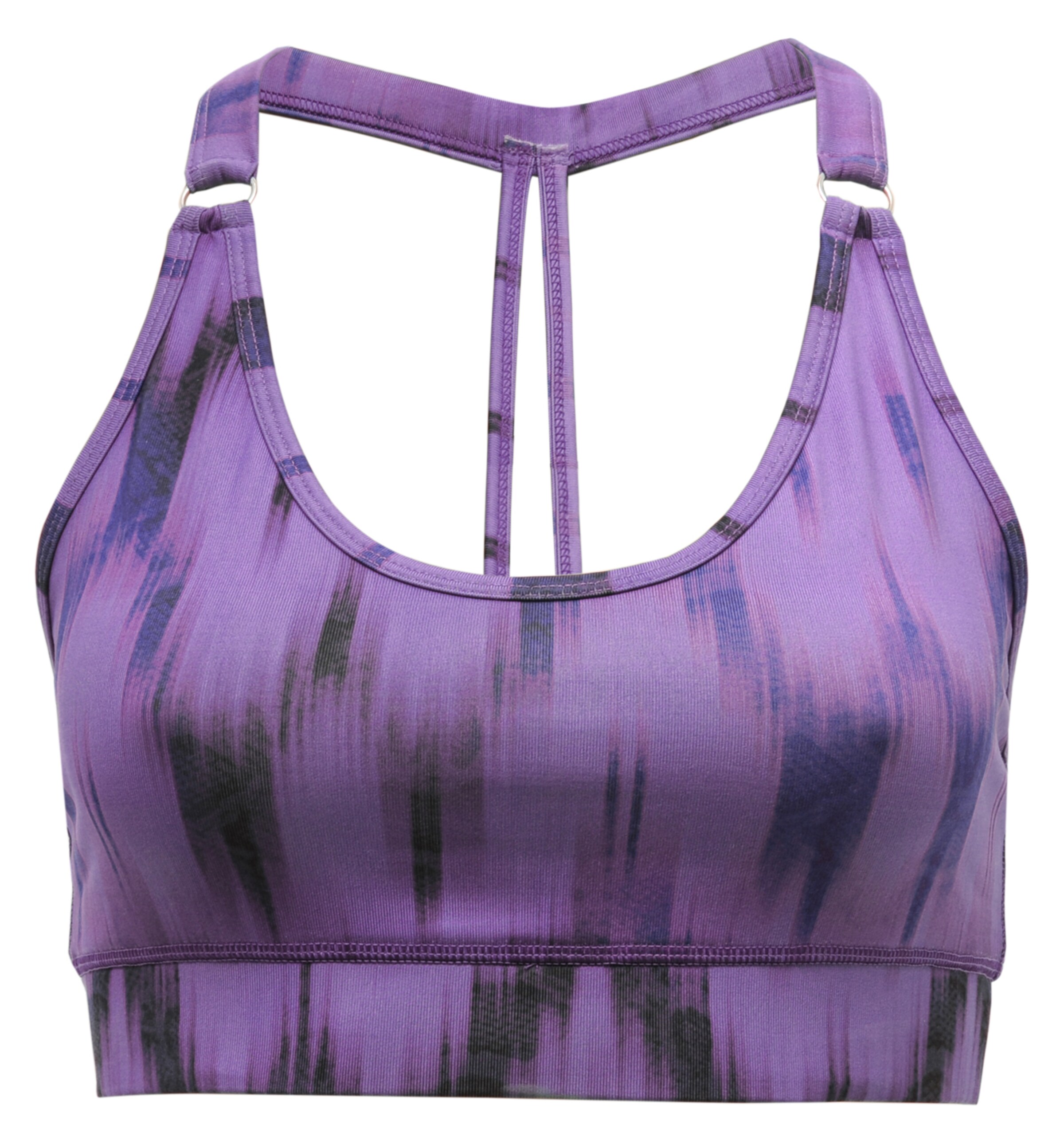 YOGISTAR.COM Bustier Bra 'shiva' in Lila: Vorderseite
