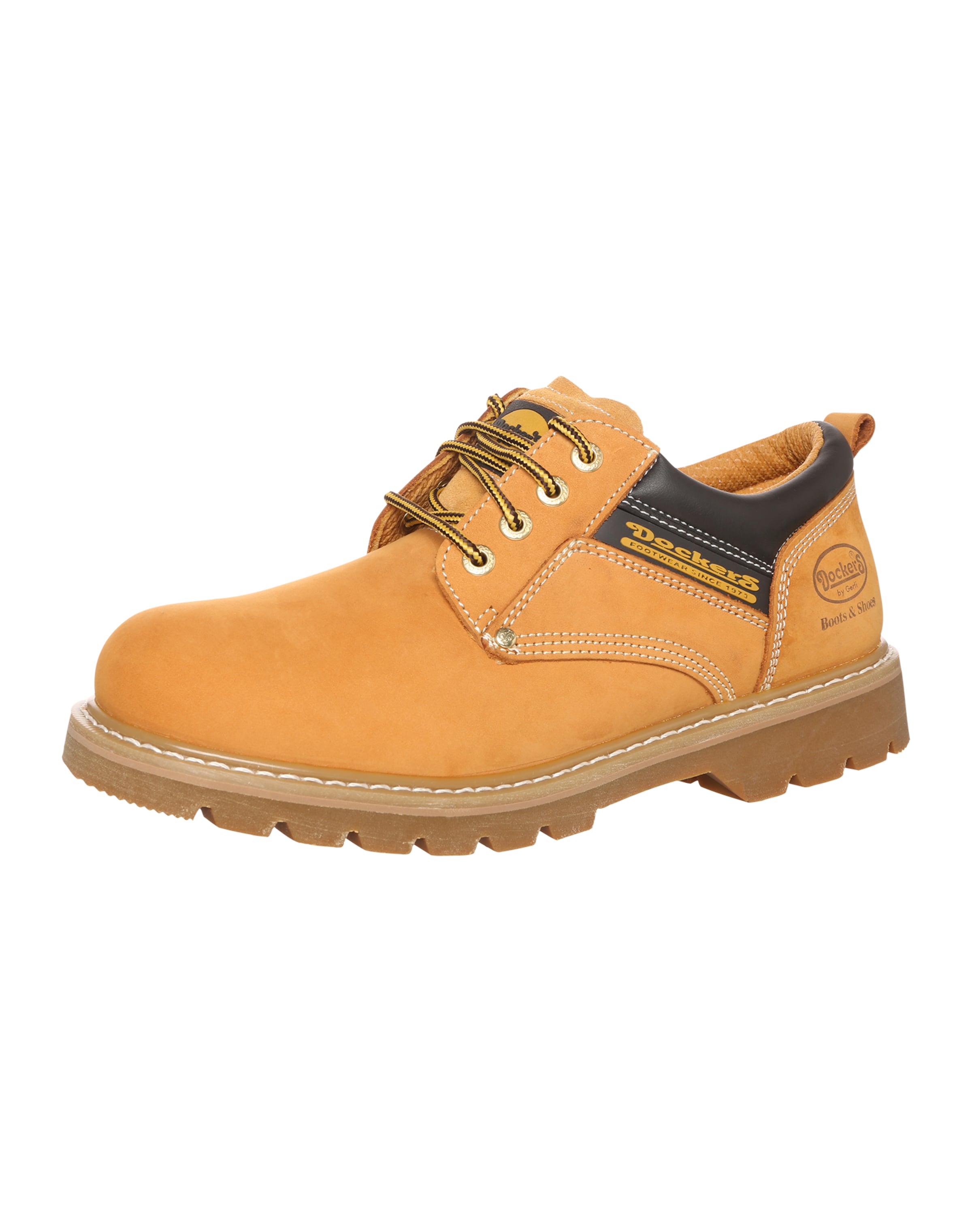 Dockers by Gerli Lace-up shoe 'Darmstadt' in Yellow: front