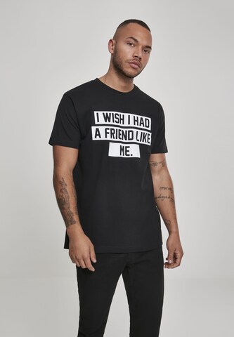 Mister Tee T-Shirt 'Friend Like Me' in Schwarz: predná strana