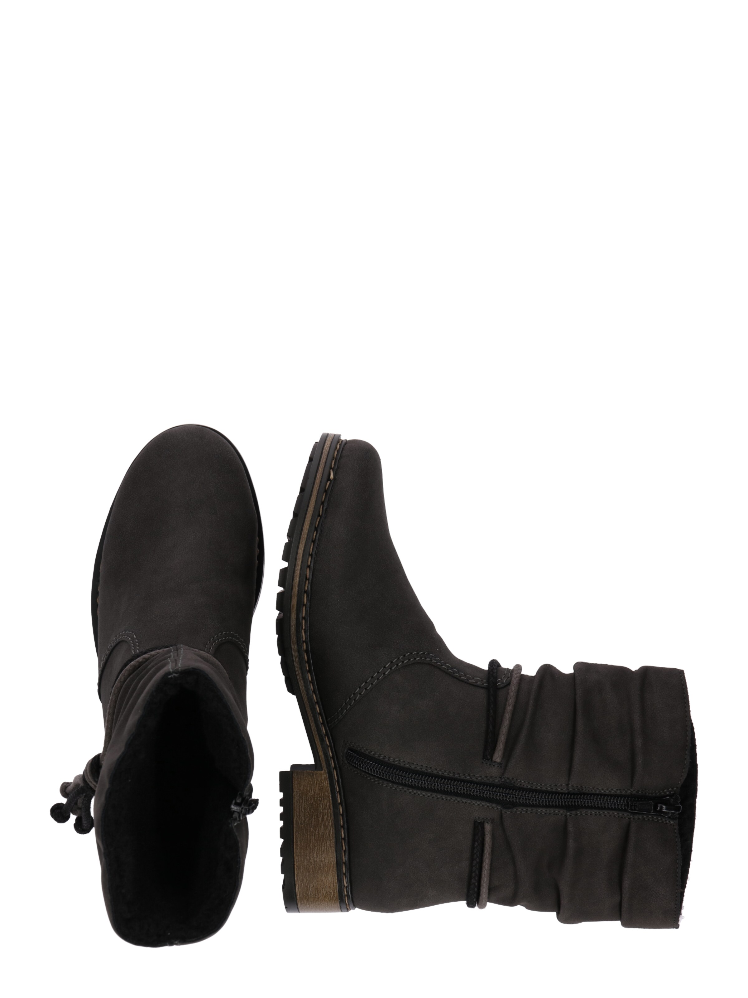 Rieker Bootie in Grey: side