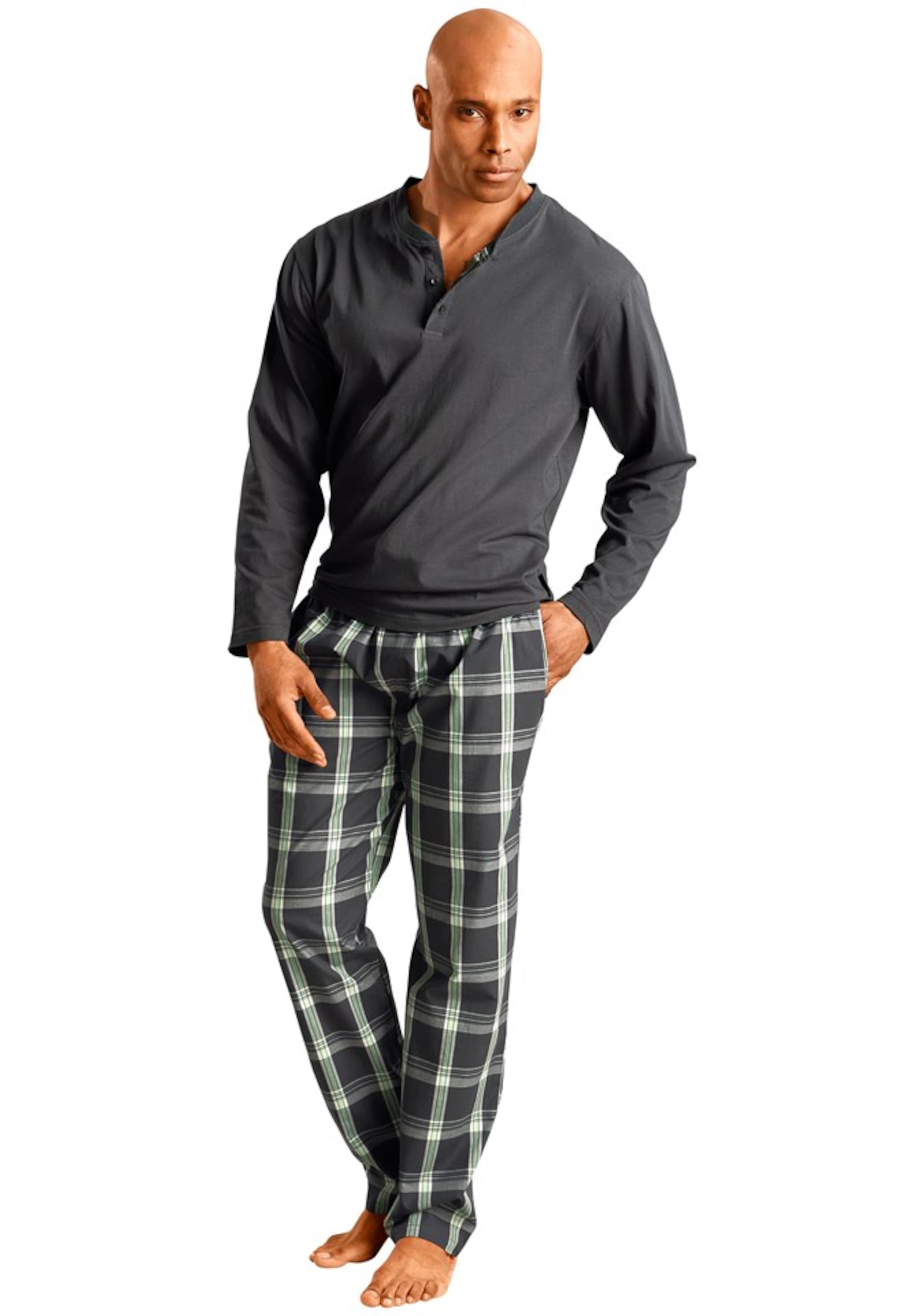 pelēks H.I.S Garā pidžama: no priekšpuses