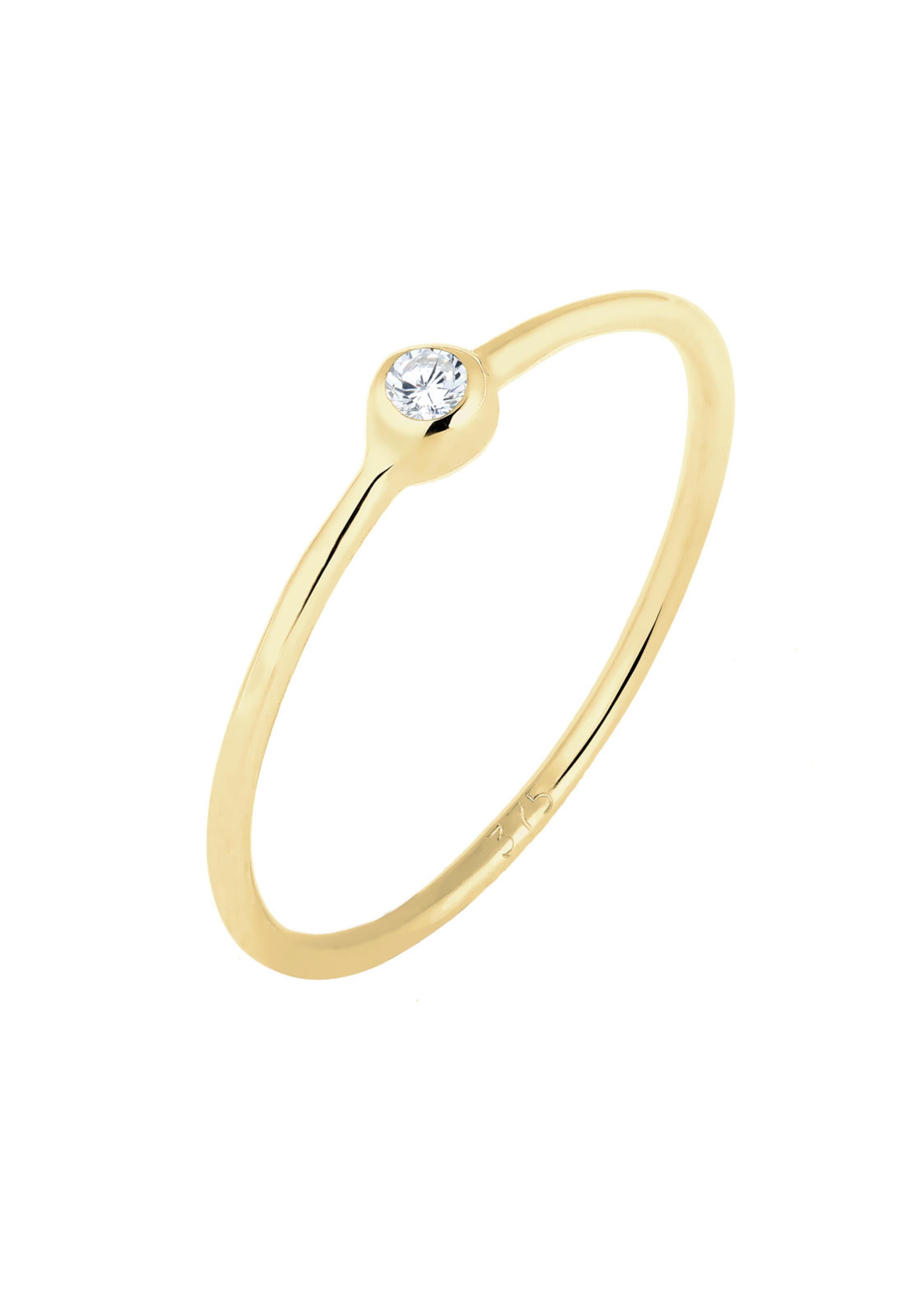 ELLI PREMIUM Ring in Gold: Vorderseite