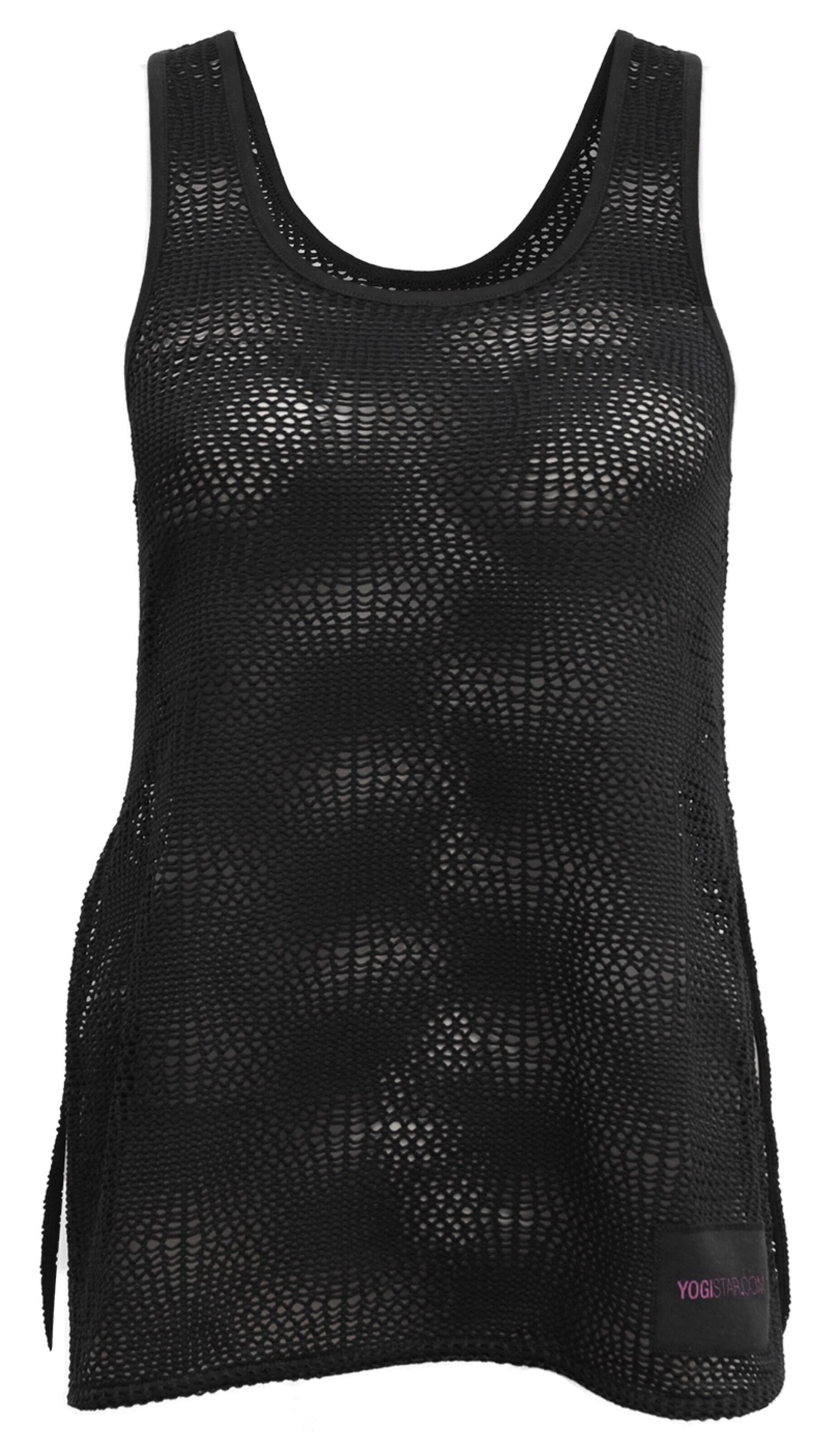 YOGISTAR.COM Yogi-top 'Roma' in Schwarz: Vorderseite