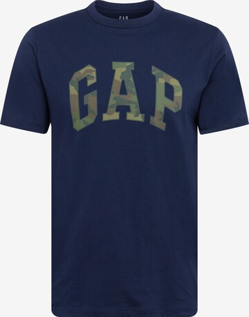 mėlyna GAP Marškinėliai 'V-SS CAMO ARCH LOGO TEE': priekis