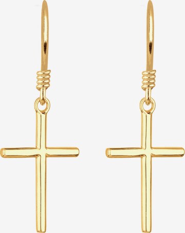 ELLI - Pendientes 'Kreuz' en oro