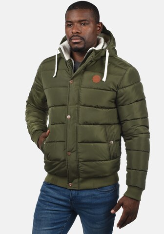 BLEND Winter jacket 'Frederico' in Green: front