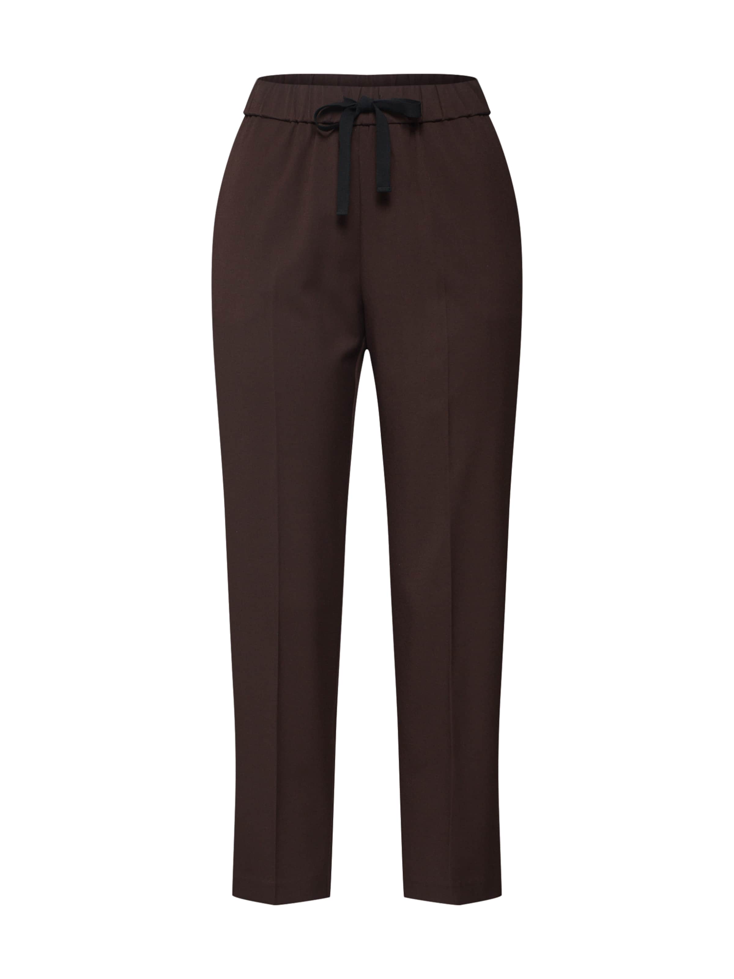 EDITED Regular Pantalon 'Alvina' in Bruin: voorkant